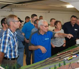 Werner Rohr erklärte die Anlage