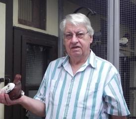 Josef Schwander mit einem Schweizermeister