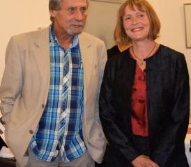 Michel Tenthorey aus Attalens und Anna Kohler, die Einheimische