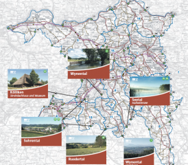 Die wahrscheinlichen Standorte und möglichen Layouts der neuen Tafeln entlang der "Einfallstrassen" in den Aargau