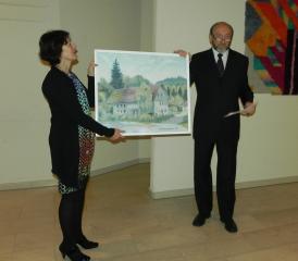 Ein Bild von Fritz Burkhard für die Gemeinde