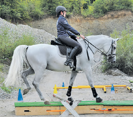 Beste Wynentalerin: Anita Hüsser, mit ihrem 14-jährigen Pequenno (zVg.)