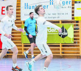 Gibts erneut eine Überraschung? Obwohl sie als Titelverteidiger antreten, sind die Männer des STV Oberentfelden in der Aussenseiterrolle (Bild: Fabio Baranzini)