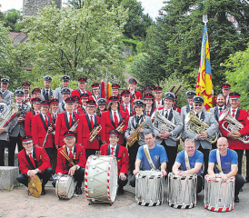 Erfolgreicher gemeinsamer Auftritt: Die Spielgemeinschaft der MG Menziken und der MG Reinach erreichte am Kantonalen Musiktag in Laufenburg in der Kategorie E-Musik 3. Stärkeklasse Harmonie den hervorragenden 3. Platz. (Bild: zVg.)