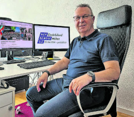 Marco Brivio ist der OK-Präsident der Müheler Gewerbeausstellung vom 25. Mai. (Bild: KF.)