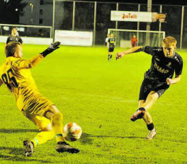 Der junge Nikita Cherednyk war an beiden Gontenschwiler Treffern beteiligt. (Bild: Roland Jaus)
