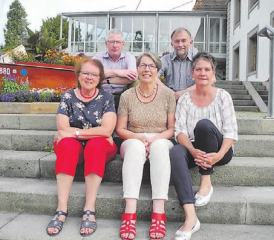 Der neue Vorstand der Theatergesellschaft Beinwil am See: (v.li.) Vizepräsidentin Brigitte Bolliger, Präsident Markus Bitterli, Margrit Zeltner, Othmar Fisch und Edith Bolliger. (Bilder: zVg.)