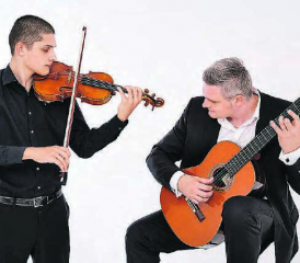 Das Konzert mit dem Duo Zipperle findet statt am Sonntag, 3. September, um 17 Uhr in der reformierten Kirche Menziken. (Bild: zVg.)