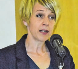 Sie vertrat den Präsidenten souverän: Vizepräsidentin Monika Burgherr führte mit viel Sachverstand durch die Generalversammlung. (Bild: st.)