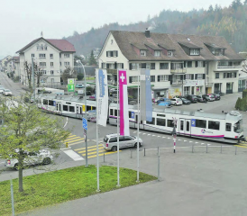 Noch immer keine langfristige Lösung für das Verkehrsproblem in Unterkulm: Eine im 2018 lancierte Petition zeigt: mindestens 2150 Mitunterzeichnende befürworten hier eine Bahntunnellösung. Eine seriöse Machbarkeitsstudie fehlt bis heute. (Bild: zVg.)