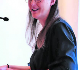 Gemeinderätin Claudia Schaffner hielt in Zetzwil die Neujahrsansprache.