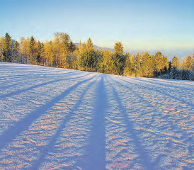 Abendstimmung auf dem Buttenberg in Rickenbach. Das Jahr geht zu Ende und schon bald folgt ein neues Jahr und damit ein neuer Start. (Bilder: zVg.)