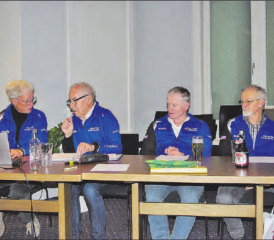 Ein engagierter Vorstand leitete die Generalversammlung und liess das vergangene Jahr Revue passieren. (Bild: zVg.)