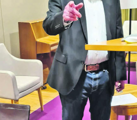 Galt als Lokführer-Schreck: Felix Halter erzählte in der Residenz Falkenstein über sein spannendes Leben. (Bild: zVg.)