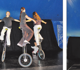 Schon bald wird die Compagnia Capriola das Publikum mit ihrem artistischen Können im Programm ¿NOUVEAU CIRQUE? begeistern. (Bilder: grh)