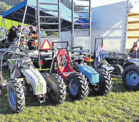 Einachserrennen in Gunzwil: Bald steht wieder alles bereit für das Rennen am Fusse des Landessenders. (Bild: zVg.)