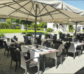 Hübsch gelegen: Der Innenhof des Schlossgartens. (Bild: zVg.)