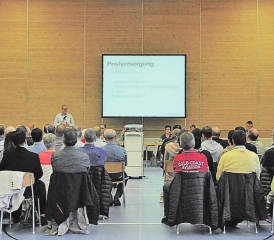 Die Postversorgung – ein Thema das beschäftigt: Eine konsultative Abstimmung zeigte, dass man weiterhin bereit ist, für den Erhalt der Rickenbacher Poststelle zu kämpfen. (Bild: mla.)