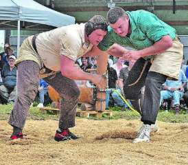 Das Sägemehlduell zwischen den beiden besten Nordwestschweizer Schwingern, Nick Alpiger (links) und Joel Strebel, könnte es auch in diesem Jahr auf dem Homberg geben. (Archivbild: wr)
