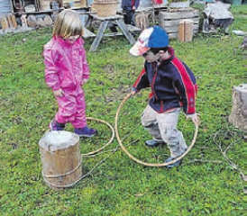 Spielend lernen bei der Spielgruppe Sternschnuppe. (Bild: zVg.)
