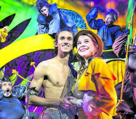 Die Urwaldsaga neu erzählt: Im März wird im Kultur- und Kongresshaus Aarau das Familienmusical «Tarzan» gezeigt. (Bild: zVg.)