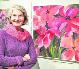 Inspiration aus der Natur: Katharina Eppenberger-Häfeli aus Oberkulm zeigt sich für farbenprächtige Blumenbilder verantwortlich. (Bilder: hg.)