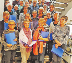 Grüsse aus Schwarzenberg. Hier haben die Mitglieder des Singkreises Gränichen ein intensives Probewochenende erlebt. (Bild: zVg.)