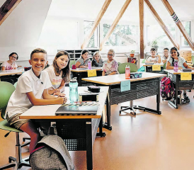 In Rickenbach und Pfeffikon starteten insgesamt 412 Schüler ins neue Schuljahr, welches unter dem Jahresmotto «Zusammen wachsen – zusammenwachsen» steht. (Bild: zVg.)