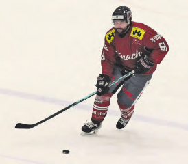 Michael Schmerdas Treffer zum 6:2 war nur noch Resultatkosmetik. (Bild: Otto Lüscher)