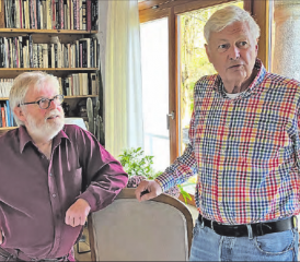 Preisträger des «Premio Masciadri 2024»: Die Schriftsteller Thomas Heckendorn und Alexander Grass (Bild: zVg)