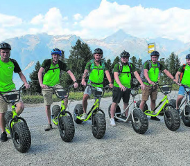 Eine gelungene Reise: Die Turner des Satus Gontenschwil würfelten sich ins Wallis. (Bild: zVg.)