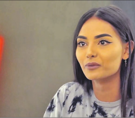 Tina Umbricht aus Gränichen zeigt sich bei «The Voice of Switzerland» als moderne junge Frau – und vielleicht bald als berühmte Sängerin? (Bild: 3+)