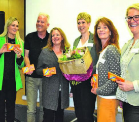 Der einstimmig bestätigte Vorstand: (von links) Bettina Bossard, Andy Keller, Andrea Hassan, Monika Burgherr, Maya Waldburger sowie die Buchhalterin Marianne Hochuli. (Bilder: st.)