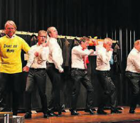 Ostinato, die wohl «reifste Boygroup» ist am Freitag, 3. Mai in der Aula Oberkulm zu erleben. (Bild: zVg.)