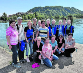 Der Frauenturnverein Zetzwil genoss den Ausflug nach Biel und auf die St. Petersinsel in vollen Zügen. (Bild: zVg.)