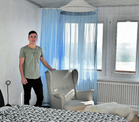 Sozialdiakon Joel Ringgenberg: Bietet im Birrwiler Pfarrhaus ein Zimmer an, für jemand, der den Kopf frei bekommen und neue Gedanken fassen möchte. (Bild: mars.)