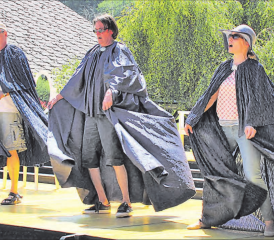 Praxistest: Schwingen die Roben bei den Drehungen richtig? (Bilder: grh)