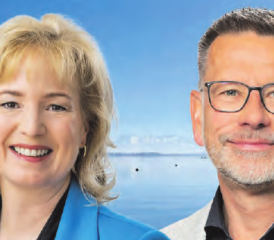 Das neue Co-Präsidium ad interim: Isabell Landolfo aus Birrwil und Toni Bättig aus Menziken. (Bild: zVg.)