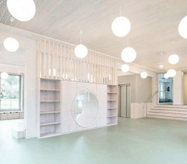 Der neue Kindergarten Musikvilla kann am kommenden Samstag besichtigt werden, danach wird er in Kürze seinem Zweck übergeben.