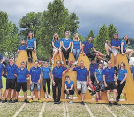 Der STV Oberkulm am Turnfest in Aarau: Endlich hatte das lange Warten ein Ende und es ging los mit dem Eidgenössischen Turnfest. (Bild: zVg.)