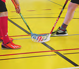 «Es hat Spass gemacht!» Unihockey ist bei jungen Leuten angesagt. (Bild: zVg.)
