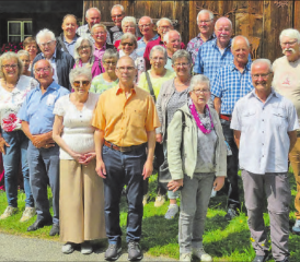 Frisch gestärkt nach einem feinen Zmittag im Restaurant Tannenbad. (Bild: zVg.)