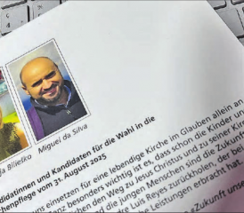 Mit diesem Wahlflyer wurden die Kandidaten vorgestellt. (Bild: dr.)