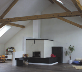 Ein Blick ins Innenleben: Maurer-, Gipser- und Holzbauarbeiten wurden von der R. Steiner AG ausgeführt.