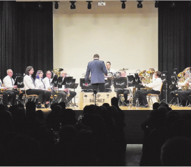 Die Musikgesellschaft Gontenschwil überzeugte das Publikum mit ihrem musikalischen Können. (Bilder: Melanie Köchli)
