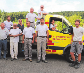 Die R. Steiner AG bietet komplette Planung bei Um- und Anbauten an: Das Oberkulmer Team steht für Zuverlässigkeit und Sorgfalt bei der Ausführung von Maurer- und Holzbauarbeiten. (Bilder: zVg.)