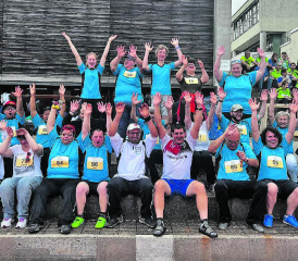 Spiel, Sport und Spass: Die Behindertensportgruppe BSG Reinach nahm an der Aargauer Meisterschaft Polysport in Lengnau teil. (Bild: zVg.)