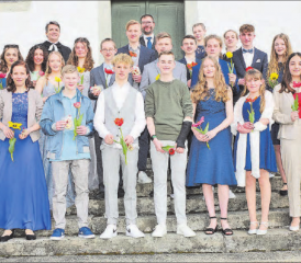 Konfirmation in Seon: Festgottesdienst mit 20 Jugendlichen zum Thema «Heimat». (Bild: zVg.)