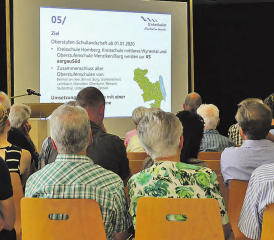 Ein erwartet mehrheitsfähiges Anliegen: Der Souverän liess sich in Unterkulm über die Kreisschule aargauSüd informieren und stimmte dem Antrag des Gemeinderates schlussendlich deutlich zu. (Bild: moha.)