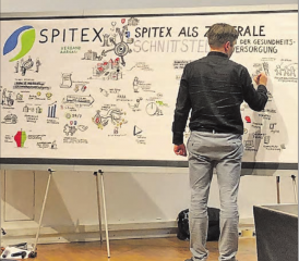 Die Spitex als zentrale Schnittstelle: Löst eine einheitliche Finanzierung den gordischen Knoten? So die Frage anlässlich der Veranstaltung des Spitex Verbandes Aargau. (Bild: zVg.)